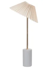Table Lamp BALUARTE Faux Linen Beige_906165