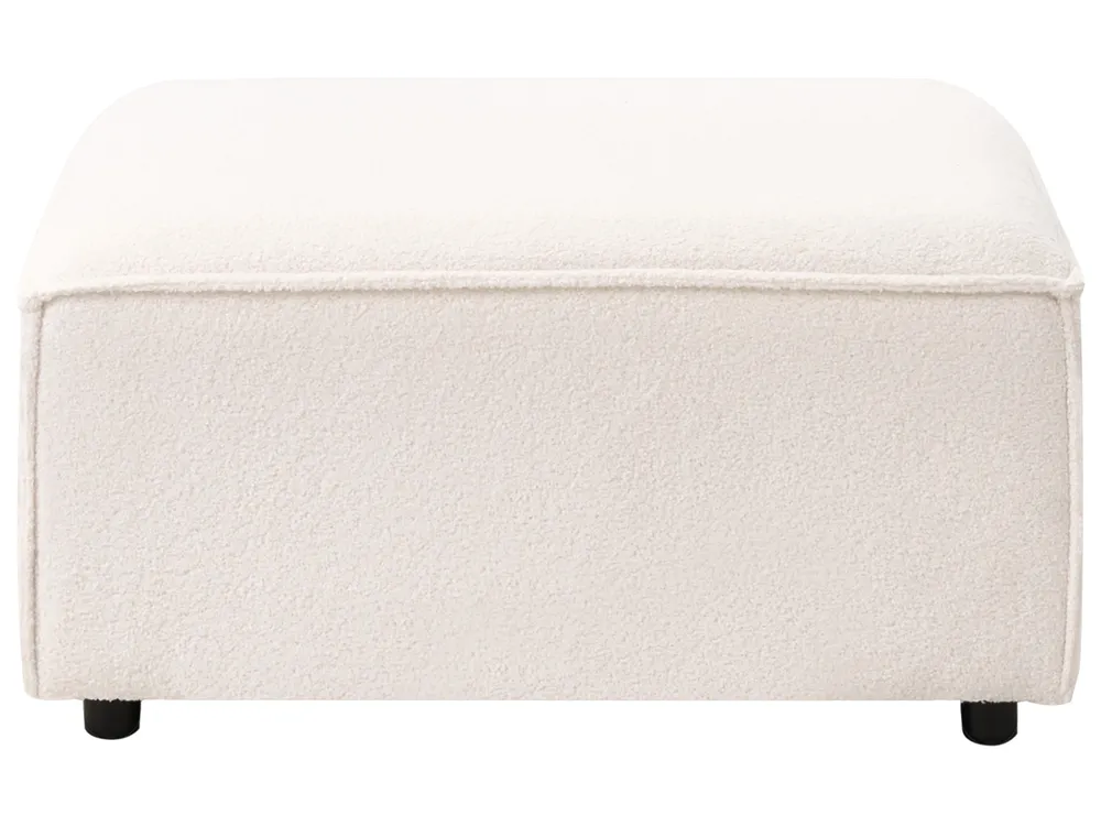 Modular Corner Sofa 2 Seater ARDAL with Ottoman Boucle Off-White Left Hand_908390