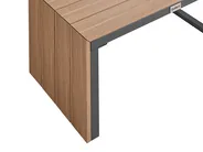 Hoekloungeset met tafel 4-zits PIENZA Lichtbruin/grijs linkszijdig_1003113