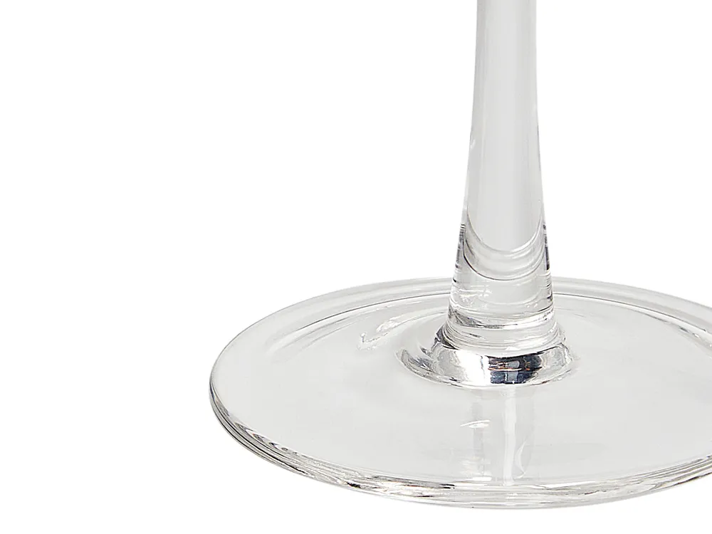 Set of 4 Champagne Saucers TOPAZ 450 ml Transparent_912979