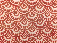 Dekokissen RHUS 45 x 45 cm Baumwolle Rot Geometrisches Muster_839096
