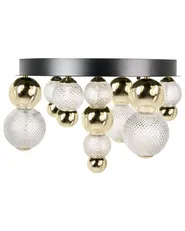 LED Ceiling Lamp SORA Glass Gold_1034039