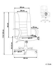 Massage Chair DIAMOND with Heating Leather Black_767411