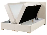 Divan Bed with Storage MAJOR Fabric Light Beige 120 x 200 cm (EU Small Double)_1028003