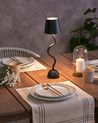 Kabellose LED Tischlampe VOUGA mit Dimmer Metall Schwarz
