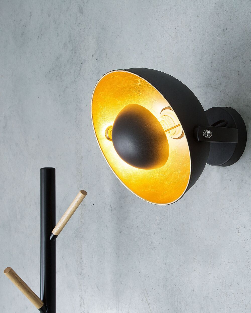 Wall Lamp THAMES Metal Black