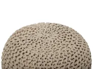 Pouf CONRAD Baumwolle Hellbeige_735565