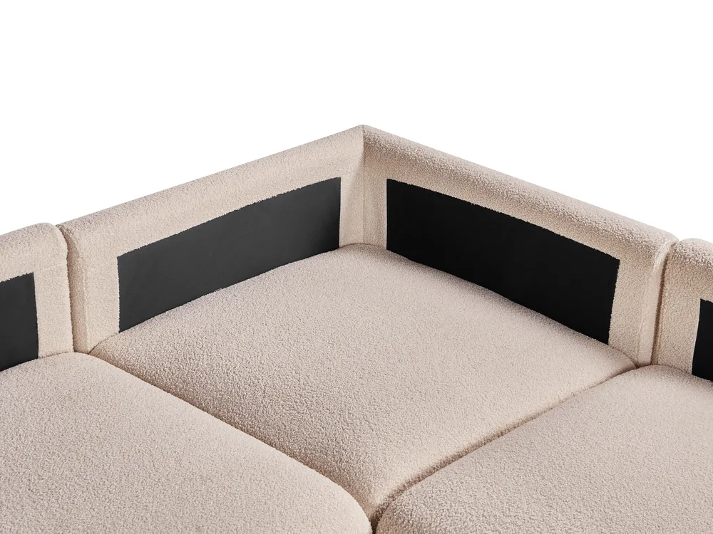 Modul Ecksofa 5-Sitzer MESNALI Beige linksseitig_1046649