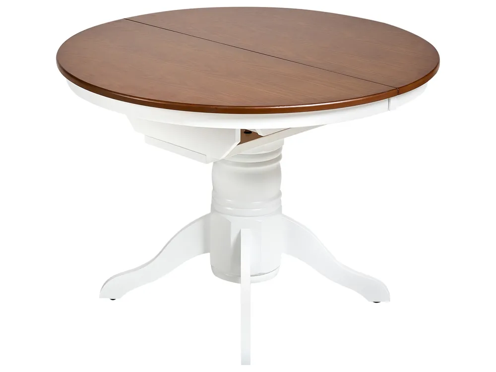 Ausziehbarer Esstisch AKRON Braune Esche 106/150 cm 106 cm Holz_996820