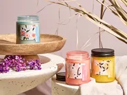 Duftkerzen 3er Set FRUITY BLOOM Sojawachs Orientalische Note Krautige Note Blumige Note_1080287