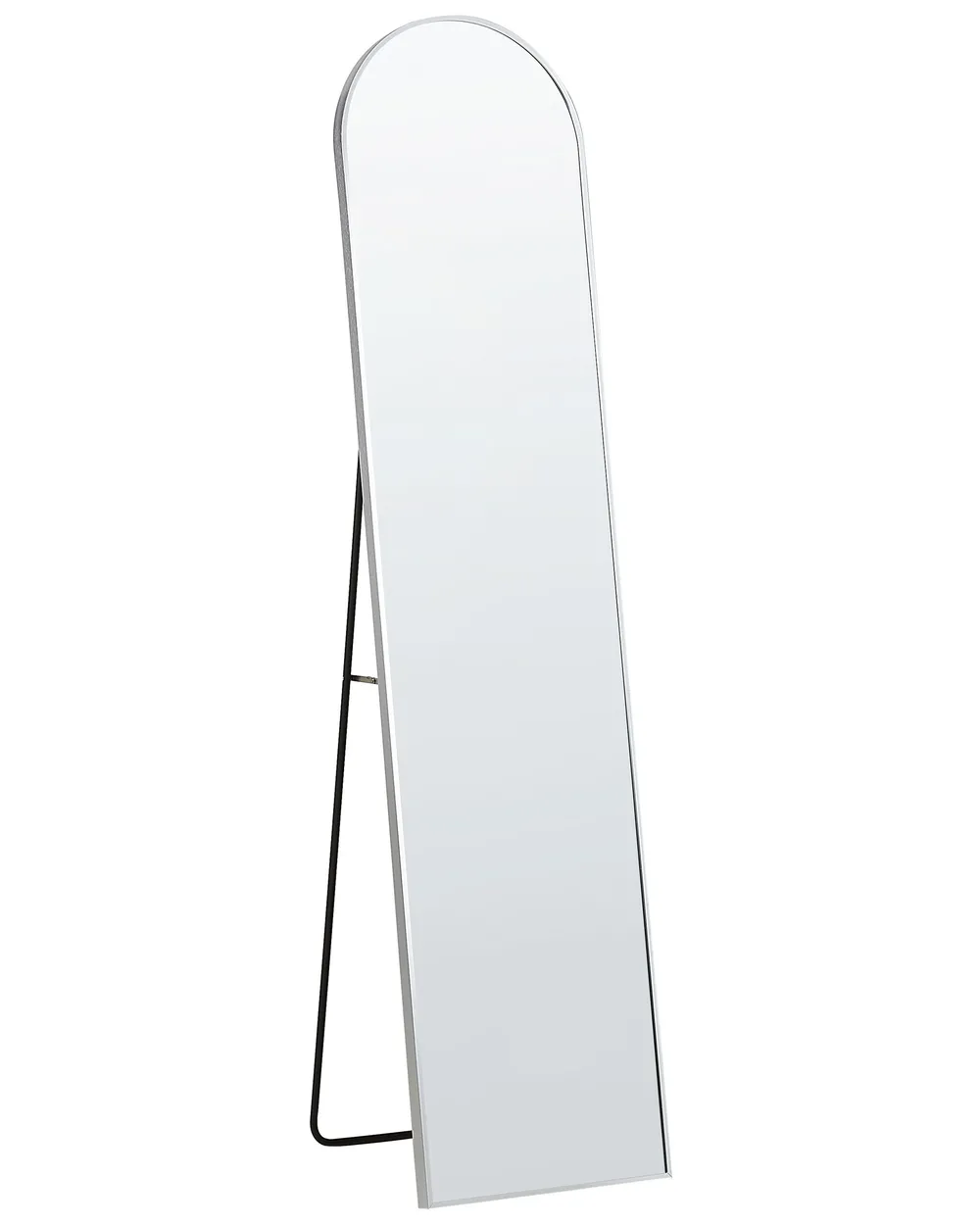 Standspiegel BAGNOLET 150 cm Metall Silber