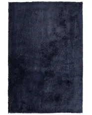 Zottelteppich EVREN Dunkelblau 140 x 200 cm_758731