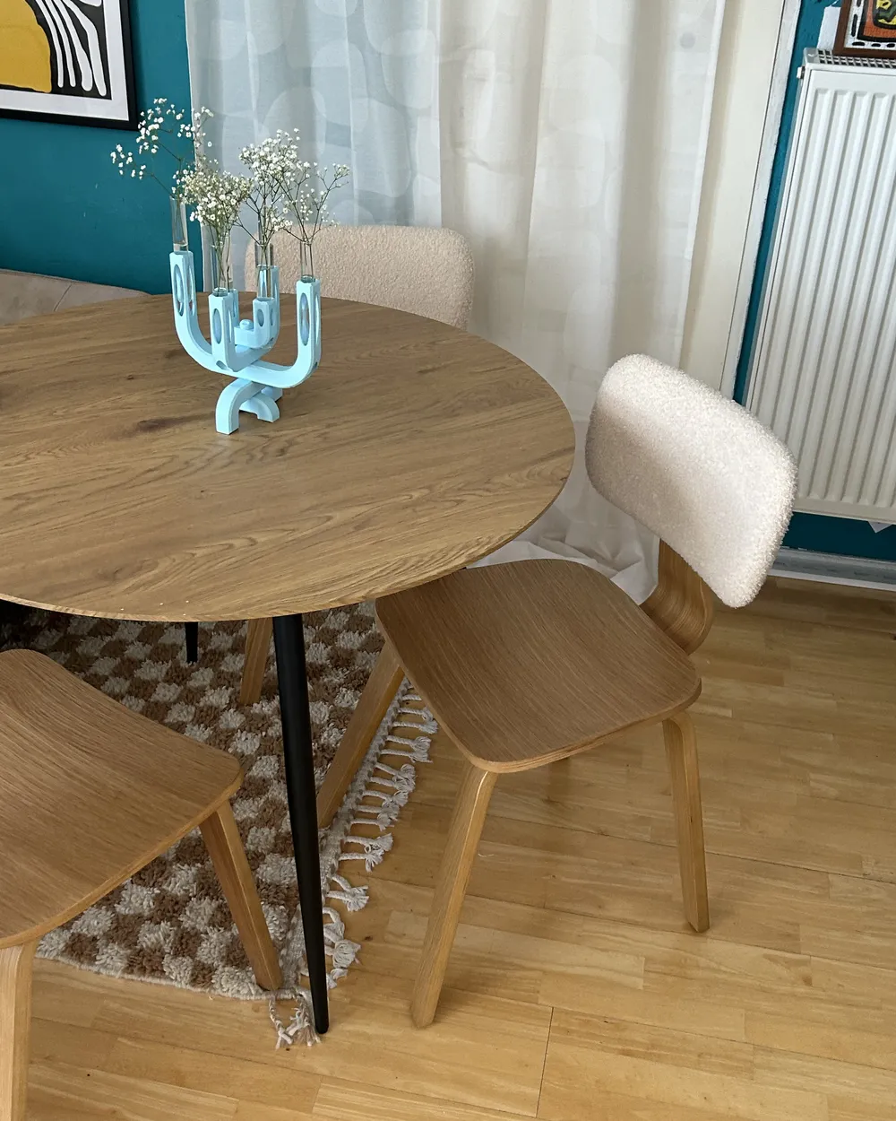 Esstisch BJORKA Hellbraun 100 cm 100 cm_975207