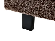 Wasserbett Bouclé ALBI 140 x 200 cm Braun_981613