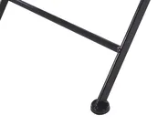 Bistro Set klappbar CARIATI Metall Schwarz_825743
