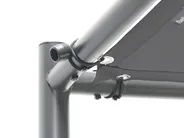 Pavillon VIMINO 282 cm 294 cm Metall Dunkelgrau_957631
