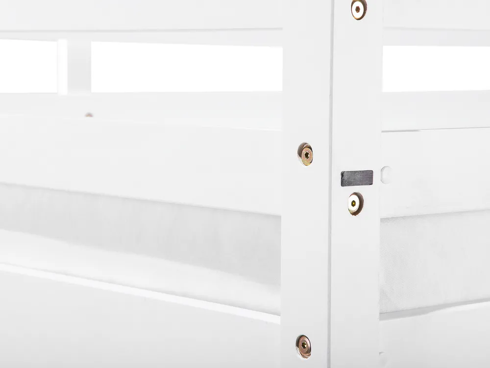 Bunk Bed with Drawers REGAT Pine Wood White 90 x 200 cm (EU Single)_797157