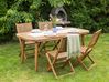 Gartentisch PARAGGI 180 cm 90 cm zertifiziertes Akazienholz Braun