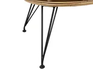Gartensofa 2-Sitzer MARATEA Rattan Naturfarben_878732