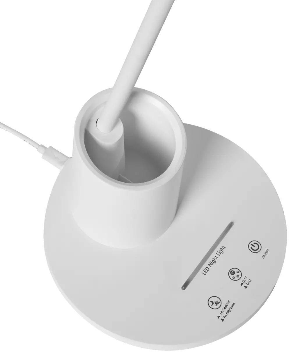 LED Schreibtischlampe VELA mit Dimmer Weiß_1019201