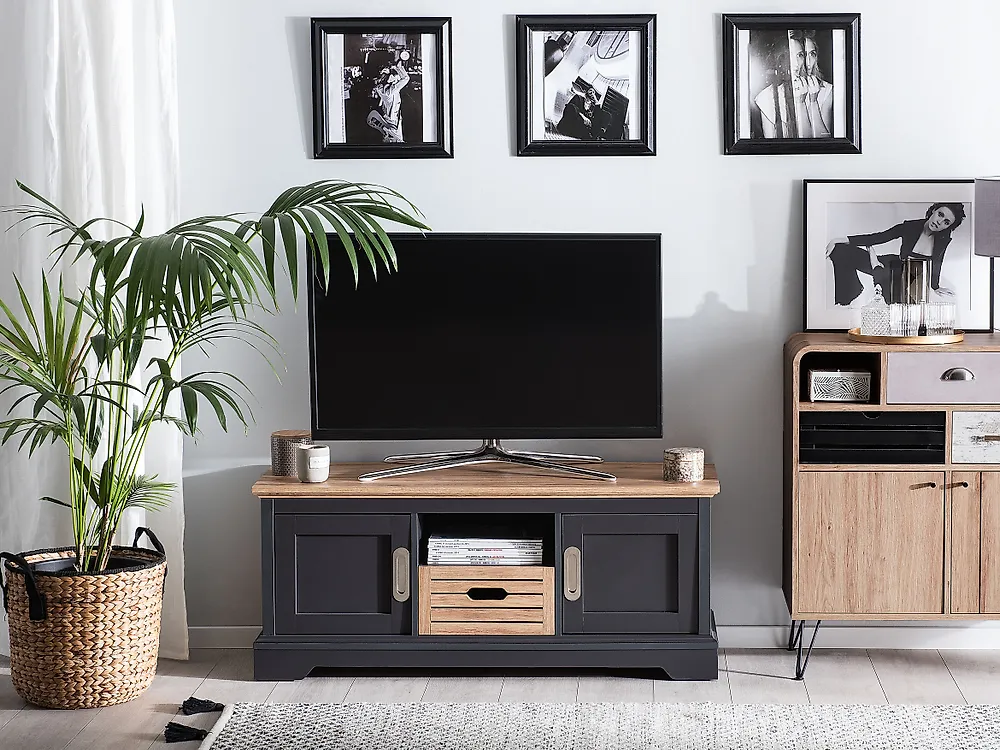 TV-Möbel GARET Dunkelgrau_1177391