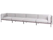 Gartensofa 4-Sitzer FERRETTI Taupe_1058022