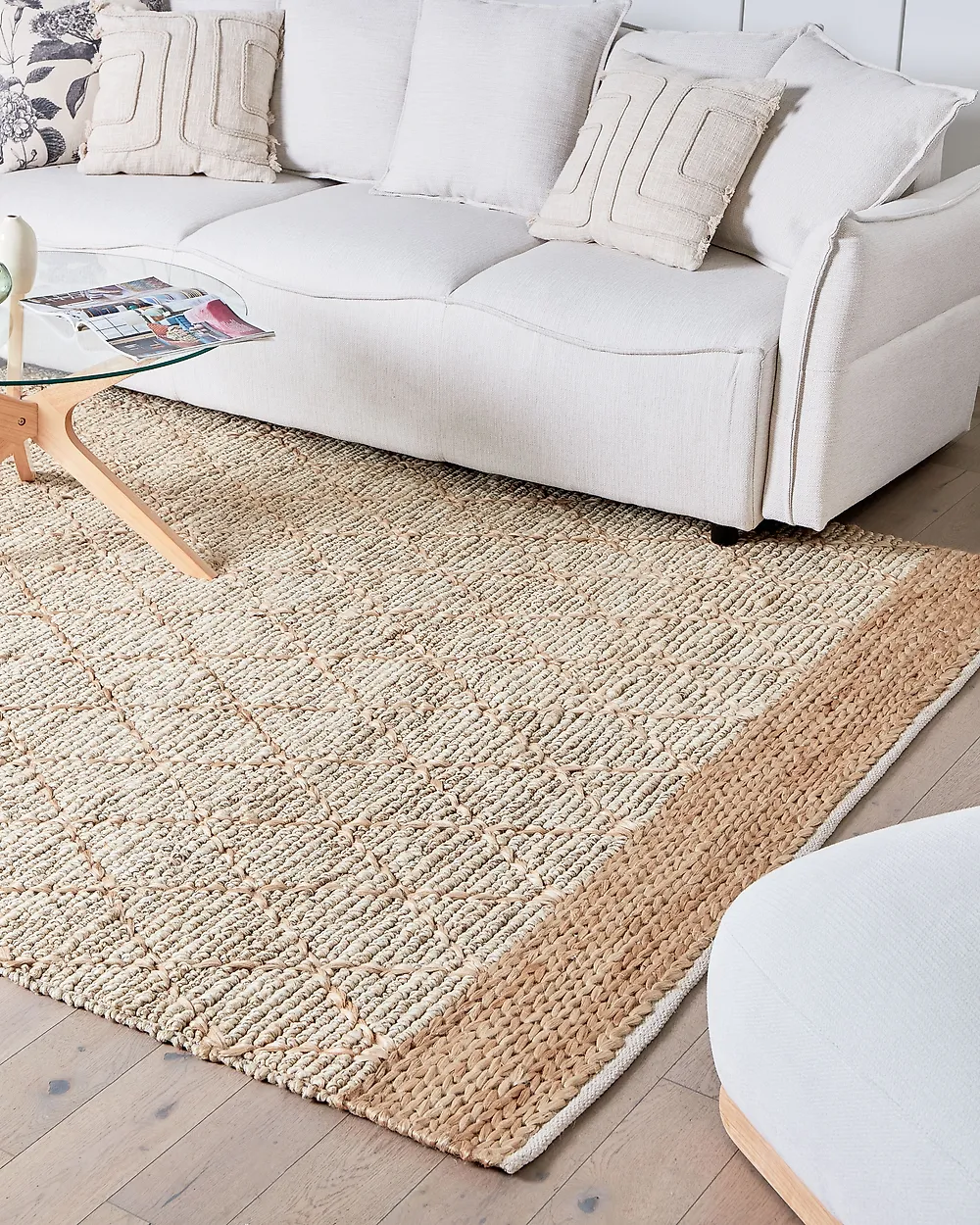 Teppich TELLIKAYA Beige 200 x 300 cm Jute_1187006