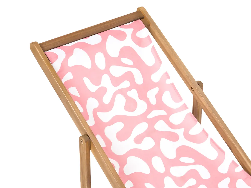 Ersatzstoff für Sonnenliege 2er Set ANZIO/AVELLINO 113 x 44 cm Rosa_1073893