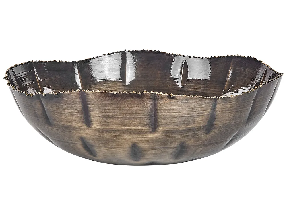 Set of 3 Bowls PINANG Metal Brass_849330