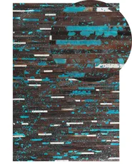 Rug KISIR Dark Brown 160 x 230 cm Leather_764720
