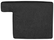 Sofa 3 Seater KILDAL Fabric Black_1058604