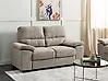 Sofa 2-Sitzer VOGAR Stoff Hellbraun
