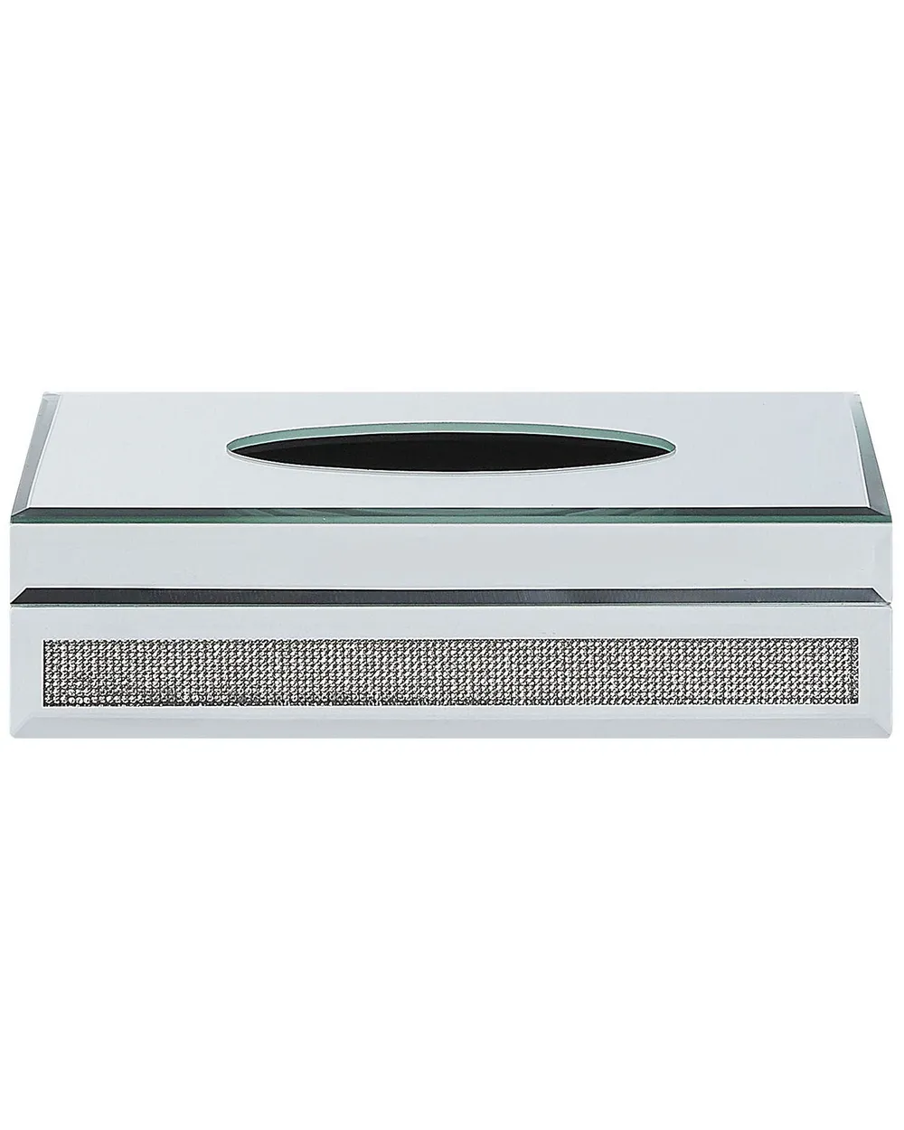 Tücherbox CHARLY Glas Silber_790837