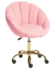 Schreibtischstuhl ANNABELLE Bouclé Rosa_1101017