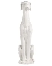 Garden Statue CHART Dog White_1150378