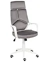 Bürostuhl DELIGHT Samtstoff Grau