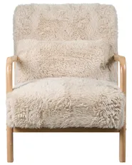Sessel SKOVDE Webpelz Hellbeige_1018523