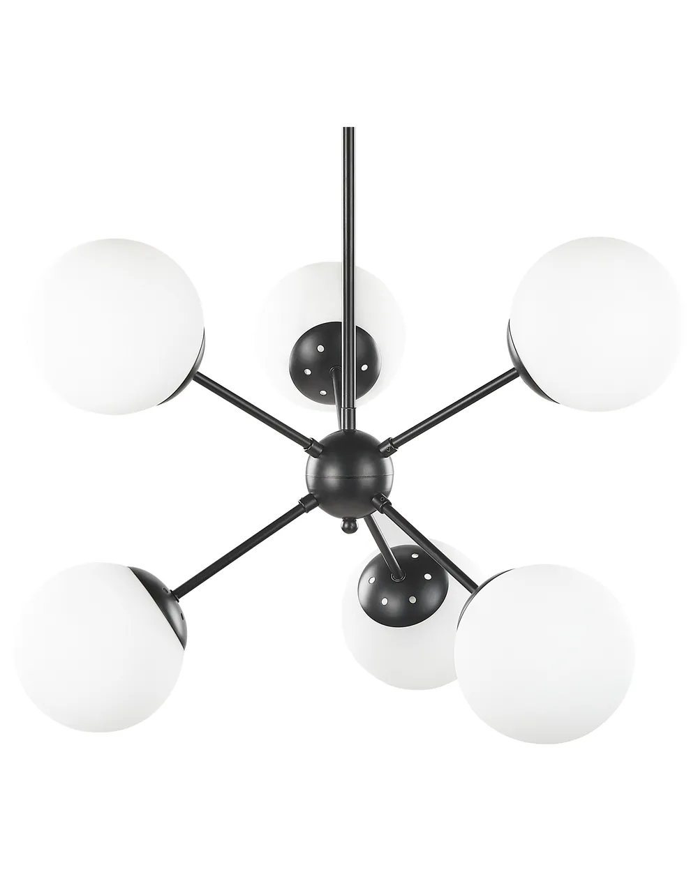 Deckenlampe ADAWRO Metall Schwarz / Weiß