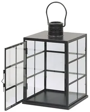 Laterne BINTAN 33 cm Metall Schwarz_776581