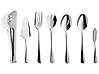 Küchenutensilien-Set 7-teilig ZITI Silber