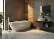 Eckbadewanne PARNAIBA 170 x 80 cm Weiß linksseitig_1017272