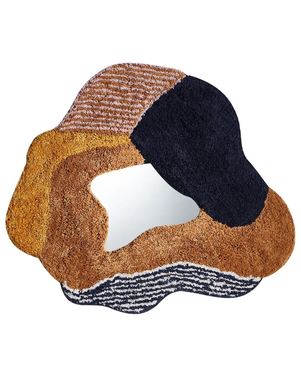 Wandspiegel ABASZA 60 cm 62 cm Baumwolle Bunt_993741