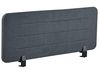 Desk Screen ZIGGY 120 x 40 cm Dark Grey