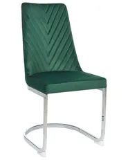 Esszimmerstuhl 2er Set ALTOONA Samtstoff Smaragdgrün_795759