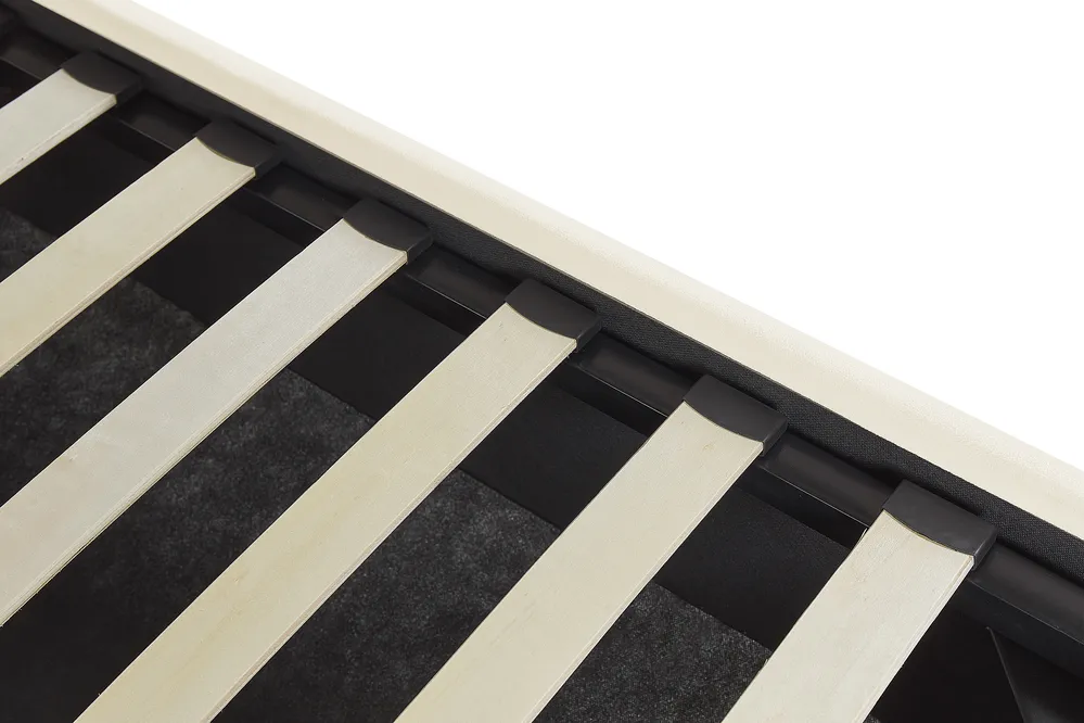 Bed Velvet VINCENNES 140 x 200 cm (EU Double) Off-White_974536