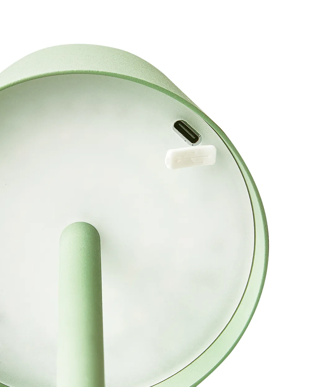 Wireless LED Table Lamp BACEIRO Metal Light Green_1061042