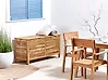 Storage Box RIVIERA 130 cm 48 cm Acacia Wood Light Brown