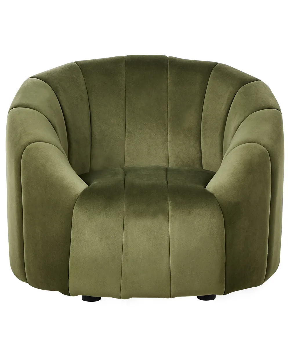 Sessel MALUNG Samtstoff Dunkelgrün_884005