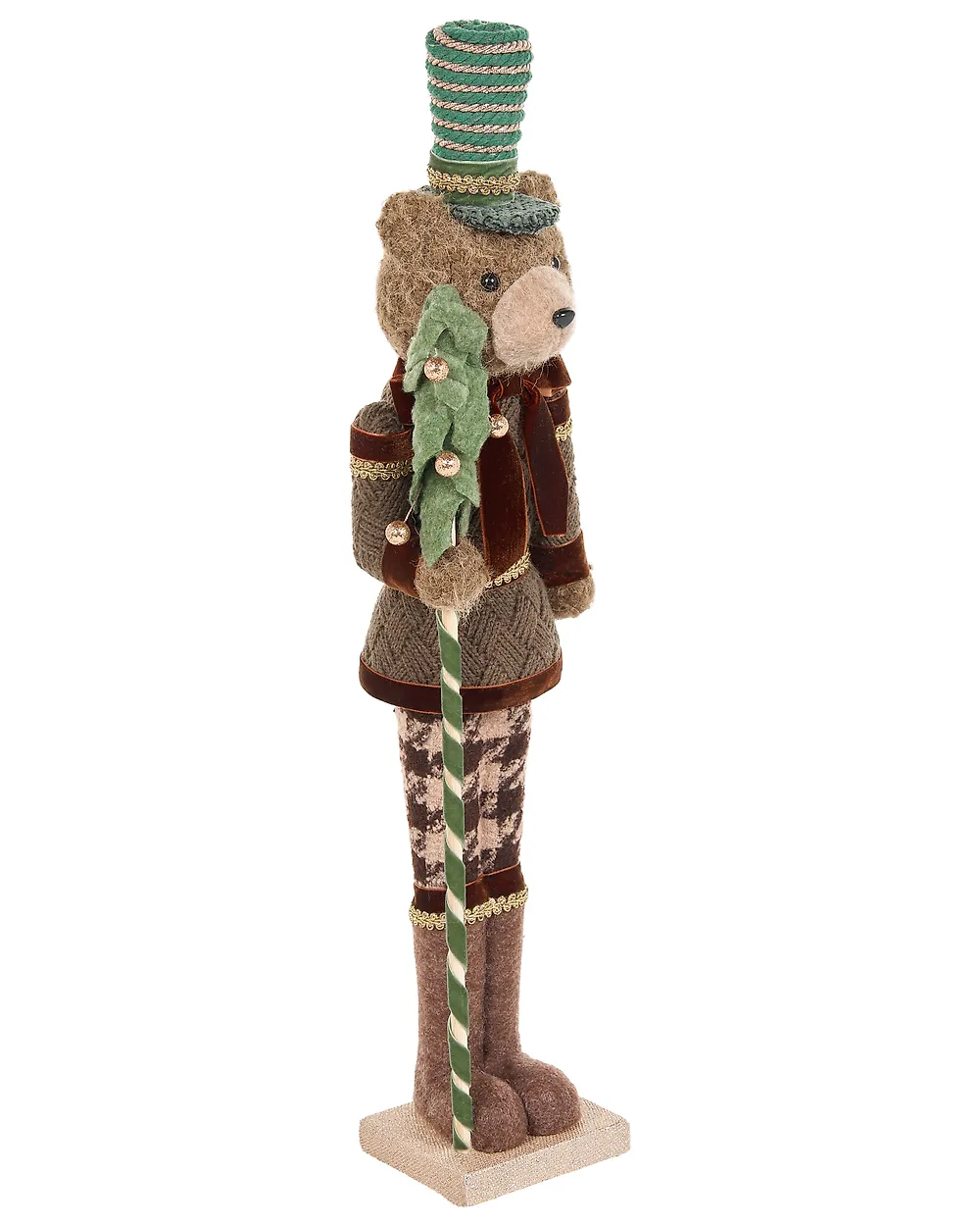 Set od 2 dekorativne figurice ALATORNIO 62/63 cm Medvjed Subota Smeđi_1156817