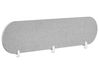 Schreibtischtrennwand SPARKY 180 x 40 cm Hellgrau